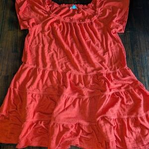 Max Studio Red Casual Dress